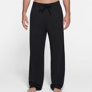 SKIMS Men’s Jersey Lounge Relaxed Straight Leg Pant M Obsidian NWT